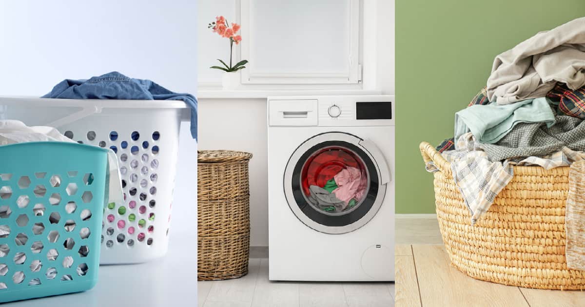 laundry basket with lid