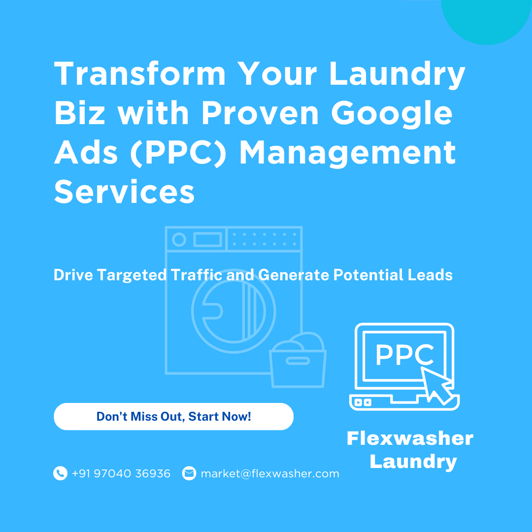 Google Ads PPC management services for laundry Business