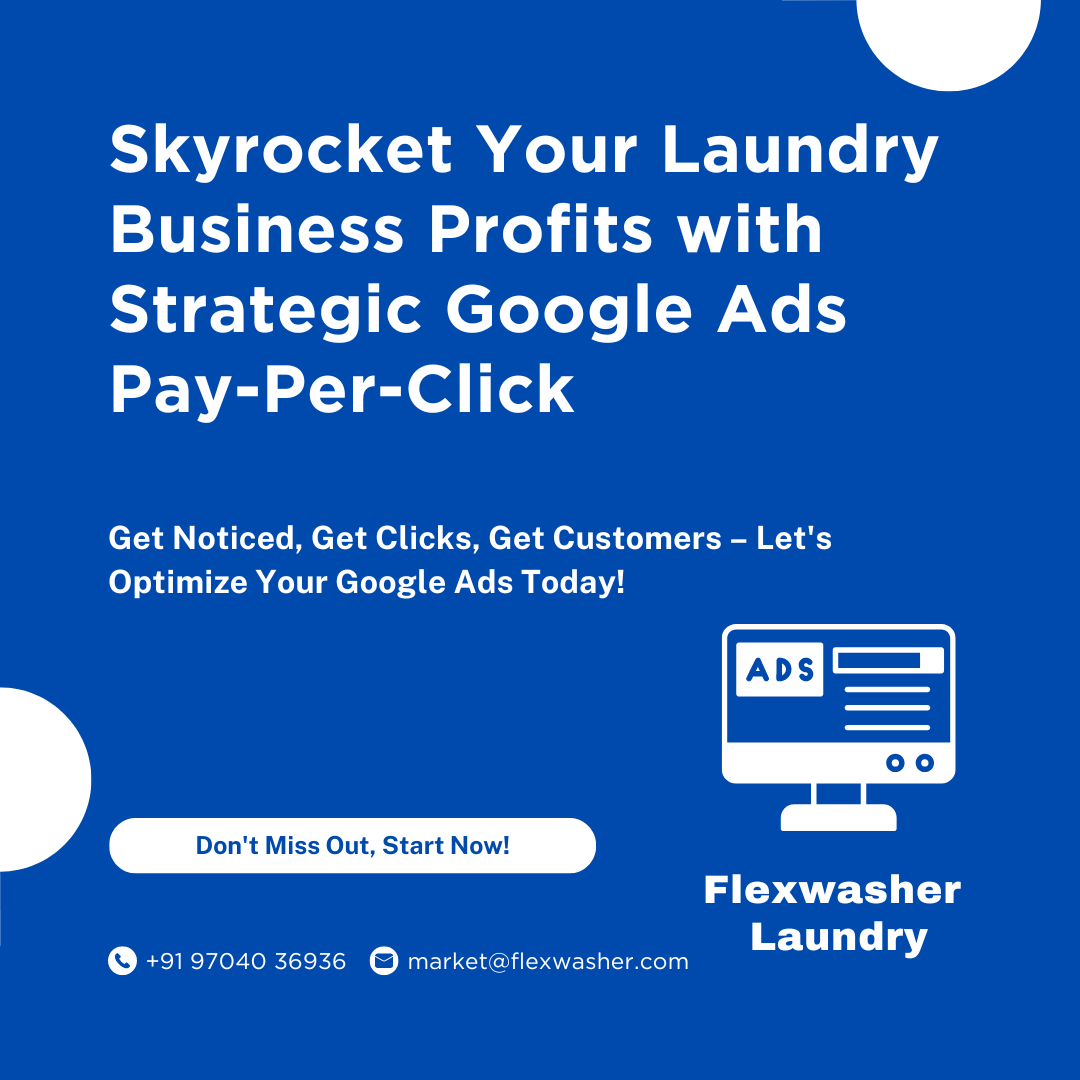 Google Ads Pay Per Click management services agency for laundry business