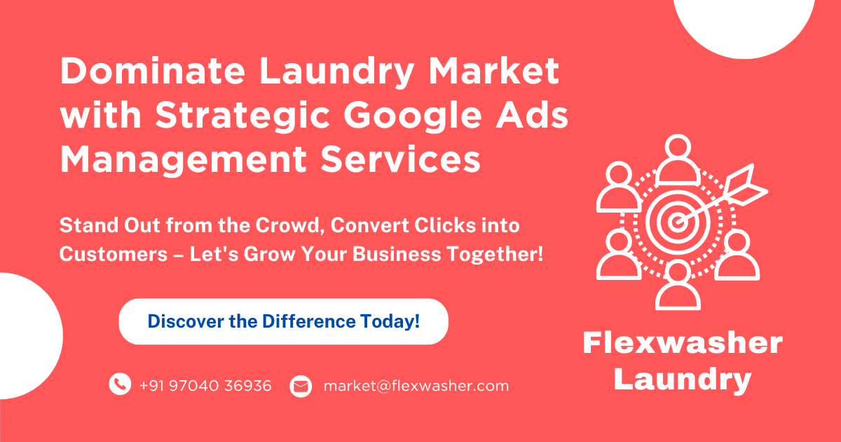 Google Ads PPC management services foo laundry business