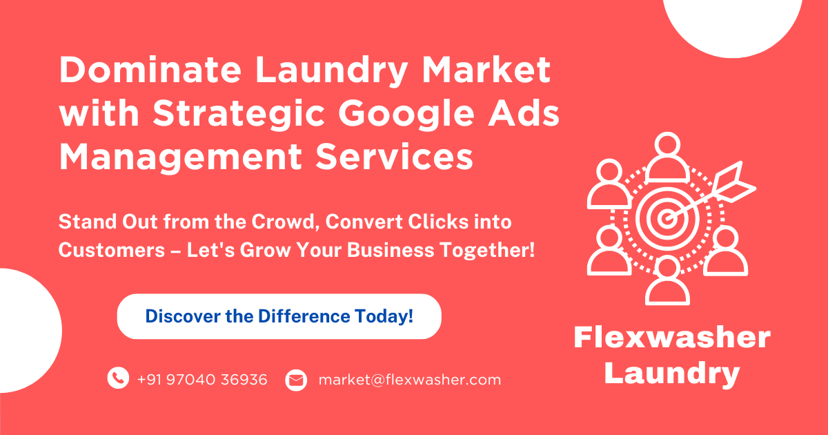 Google Ads PPC management services for laundry business