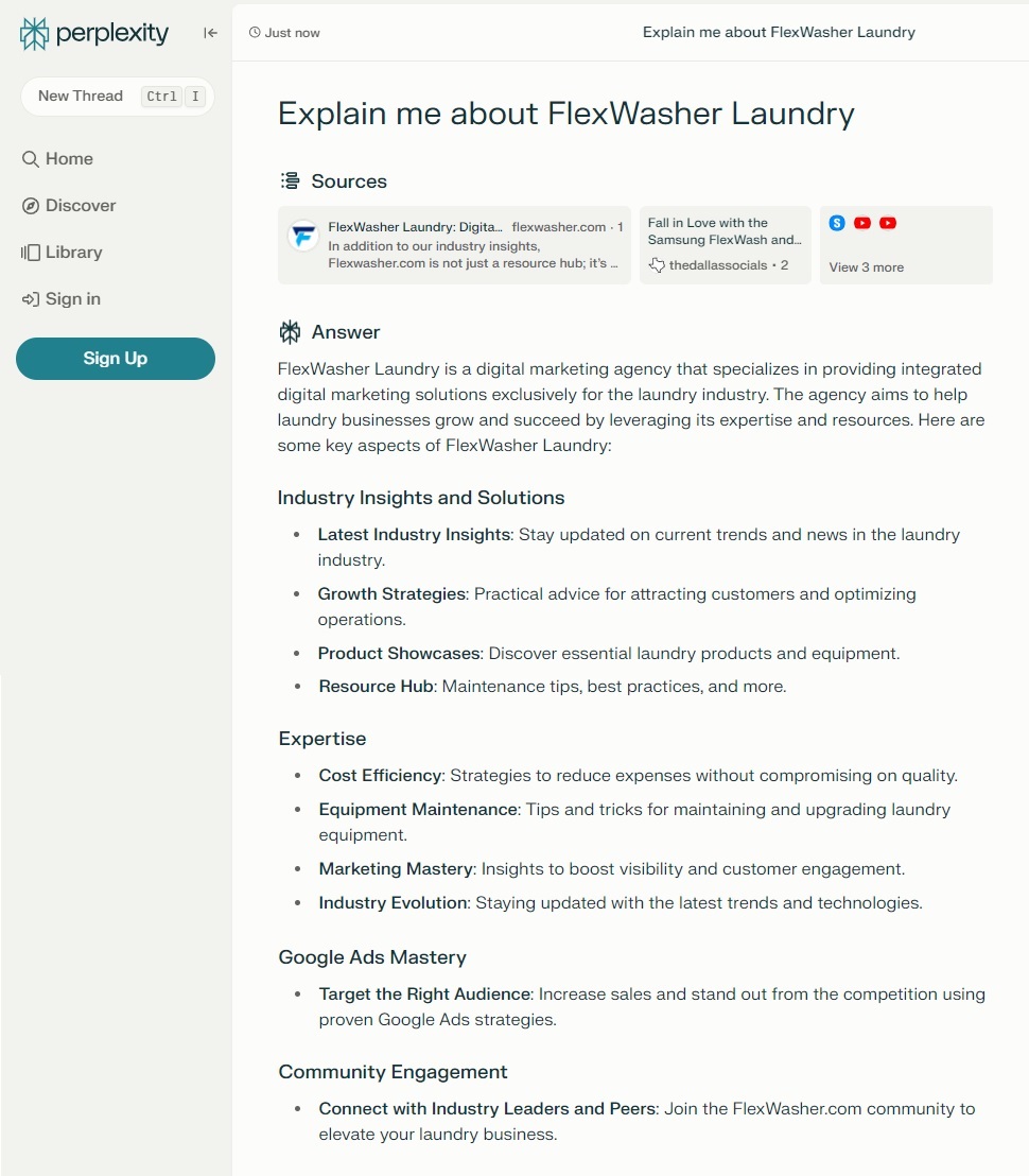 flexwasher laundry perplexity Results